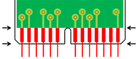 solder ink 제거 원칙